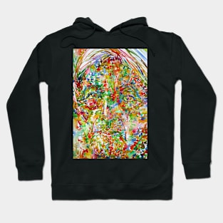 JIDDU KRISHNAMURTI watercolor portrait .3 Hoodie